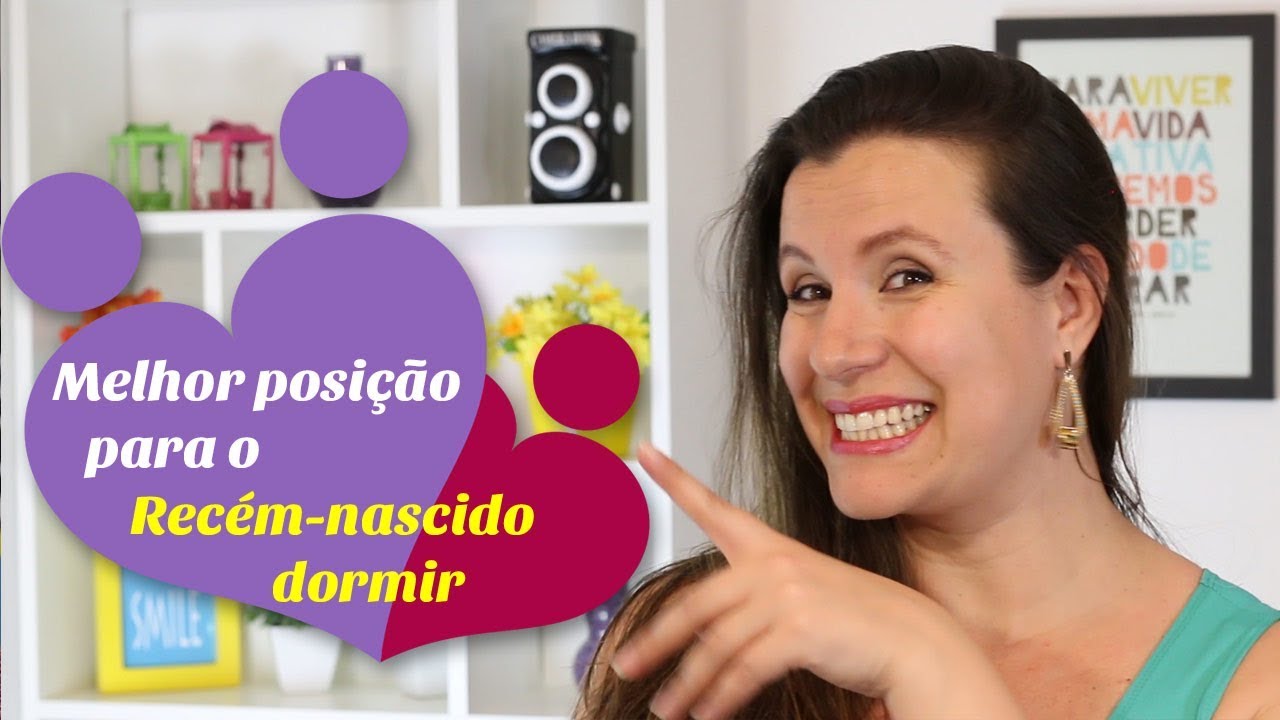 Melhor posição para o bebê recém nascido dormir