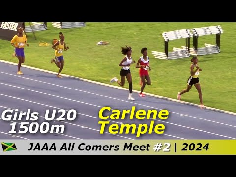 Carlene Temple | Alphansus Davis High | Girls U20 1500m | JAAA All Comers Meet #2 | 2024