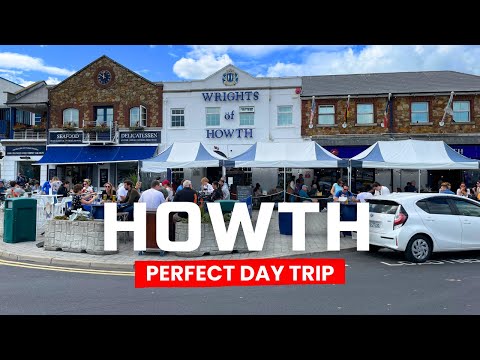 Howth, Dublin Ireland Walking Tour 4k With Captions