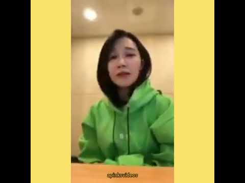 190330 APink Eunji Instagram Live - She covered Taeyeon's "Why"