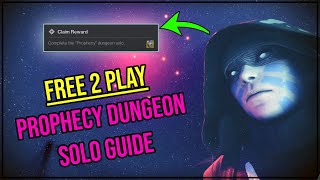 Guide To Soloing The Prophecy Dungeon On A Free Account