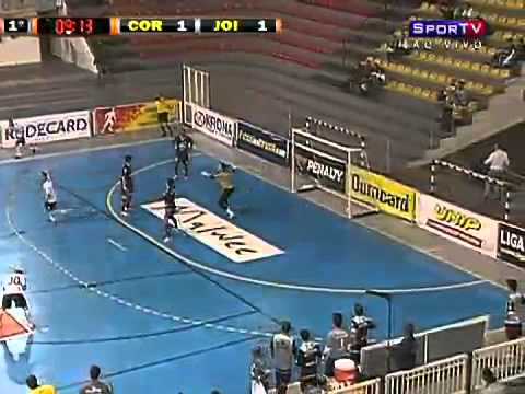 Os gols de Corinthians 2 x 3 Joinville pela Liga Futsal