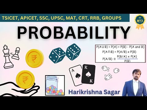 🔴 Aptitude Made Easy by Mr. Harikrishna sagar – Probability -Shortcuts,Tricks| #exampreparation  ✅ 🚀