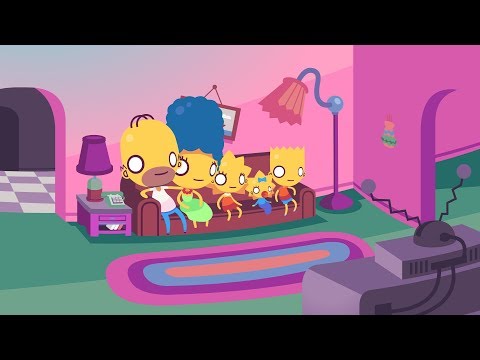 Electronic Simpsons Music - S3RL & Radio Gosha (Couch Gag Opening) Video