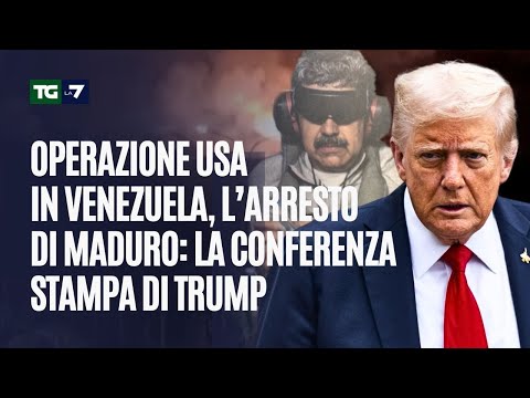 Operazione Usa in Venezuela, l’arresto di Maduro: la conferenza stampa di Trump