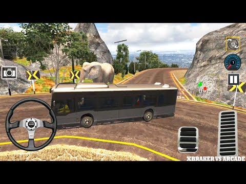 US Offroad Bus Driving Simulator 2018 | New Bus Driving Mountain Road - Android GamePlay FHD