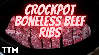 How to make Beef Roast Ribs in the Slow Cooker