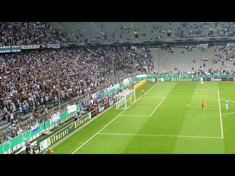 TSV 1860 München - Hertha BSC Berlin Pokal 23.09.2009 Elfmeter von Torben Hoffmann