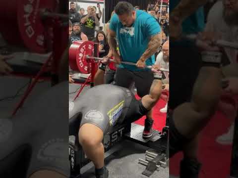 New World Record - 355KG - 782lbs Bench Press - Julius Maddox #Shorts