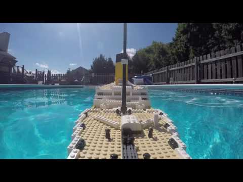 LEGO Titanic Sinking - Bow Cam [Vid 3 of 4] Video