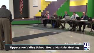 Tippecanoe Valley School Board Meeting - 2 - 18 - 19