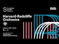 Stauffer Concerts: Harvard-Radcliffe Orchestra