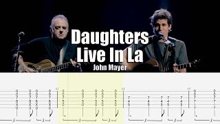 Daughters Live In La | John Mayer | Guitar Tab &amp; Playalong