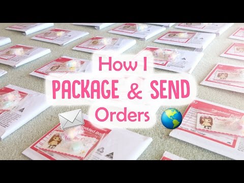 How I Package & Send My Shop Orders (Polymer Clay Charms)