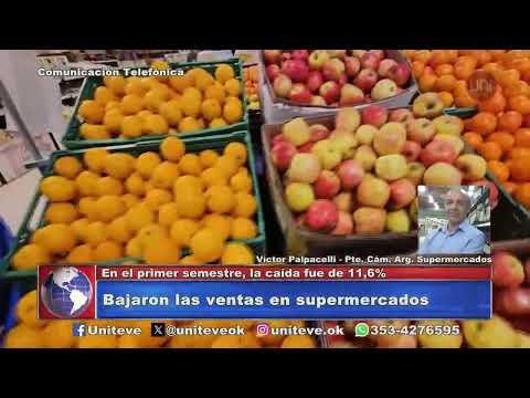 Bajaron las ventas en supermercados