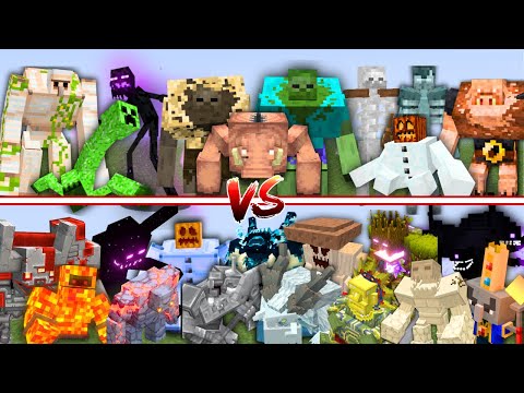 EPIC Minecraft Mob Battle: Mutant Mobs vs Bosses!