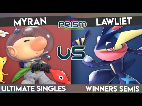PRISM 168 - Myran (Olimar) vs. Lawliet (Greninja) - Winners Semis - Smash Ultimate Singles