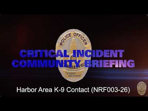 Harbor Area K-9 Contact - January 8, 2026