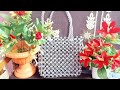 Macrame Crystal Beads 8mm Nellikai Beads Makthi Beads Hand Bag பாசி மணி கூடை
