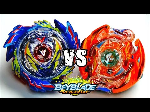 Beyblade Burst God BATTLE!! God Valkyrie .6V.Rb vs Blaze Ragnaruk .4C.Fl ベイブレードバースト神
