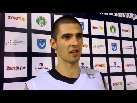 MBK SPU Nitra - VŠEMvs Karlovka Bratislava: pozápasové interview - Jakub Novysedlák