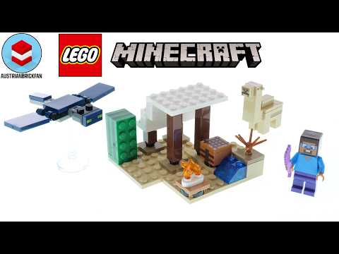 Insane LEGO Minecraft Desert Speed Build! 😱