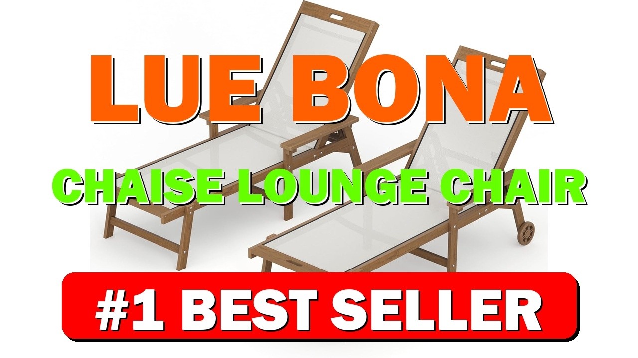 LUE BONA Chaise Lounge Chair Outdoor Set of 4, HDPS and HDPE - B0FXWR13YJ