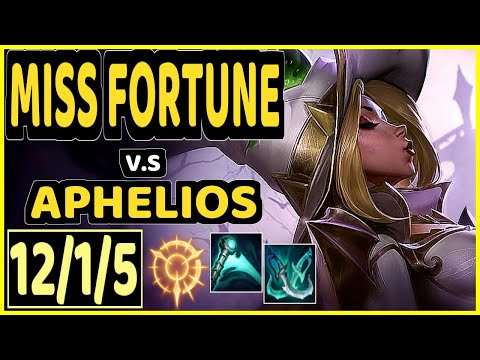 REKKLES (MISS FORTUNE) vs APHELIOS - 12/1/5 KDA BOTTOM ADC CHALLENGER GAMEPLAY - EUW