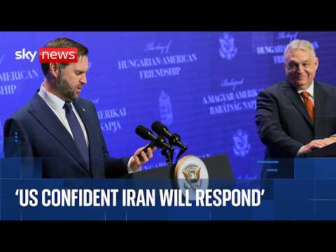 US Vice President JD Vance 'confident' Trump will get response from Iran by deadline