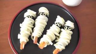 HALLOWEEN Mummy Ebi (Shrimp) Tempura Udon ハロウィンに海老天うどん – OCHIKERON – CREATE EAT HAPPY