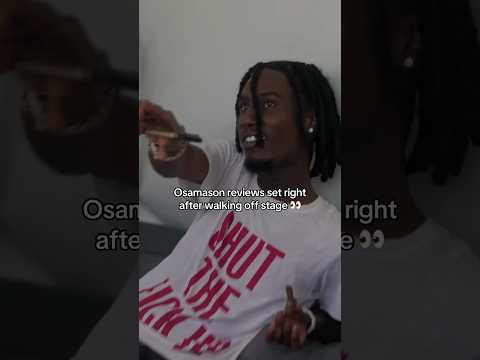 #Osamason’s worth ethic is unmatched 👀📱 #summersmash #lyricallemonade #ogm