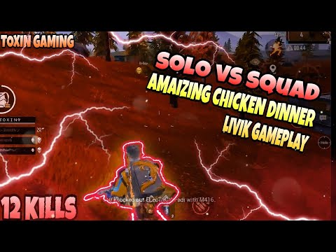 12KILLS!!😱Livik | Toxin Gaming| Pubg Mobile