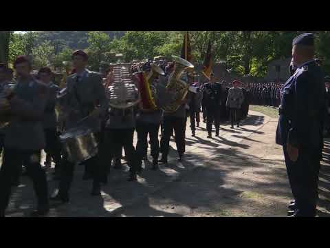 Teil 5/5 Gelöbnis 14.09.23 Hambach. Ausmarsch der Ehrenformation
