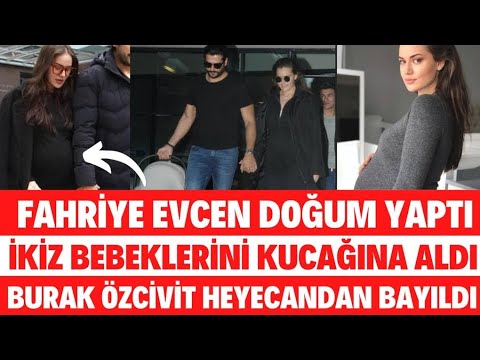 SEDA SAYAN FAHRİYE EVCEN DOĞUM YAPTI BURAK ÖZÇİVİT TEKRAR BABA OLDU İKİZLERİ OLDU ENGİNCAN MÜGE ANLI