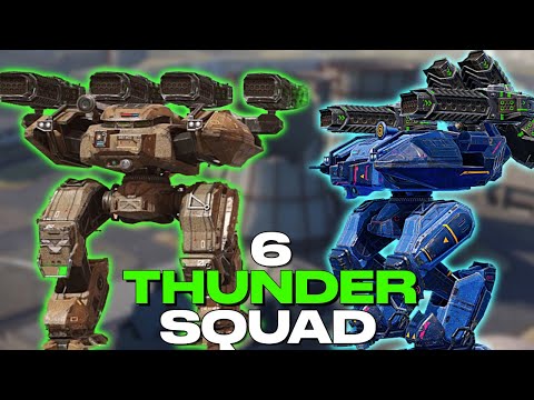6 MAX Behemoth THUNDERS At Once In Champion League - Full THUNDER Squad | War Robots