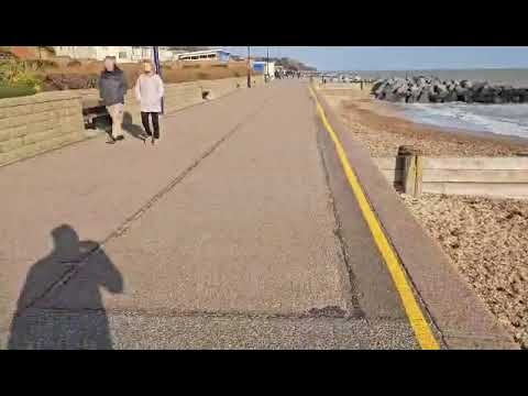 Travel to Felixstowe, explore the beach. Прогулука по Феликстоу. Великобритания.