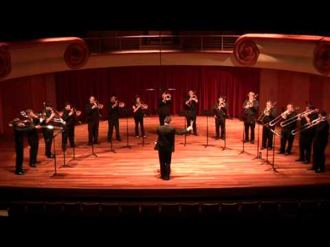 Columbus State University Trombone Choir, Hassler - Verbum caro factum est