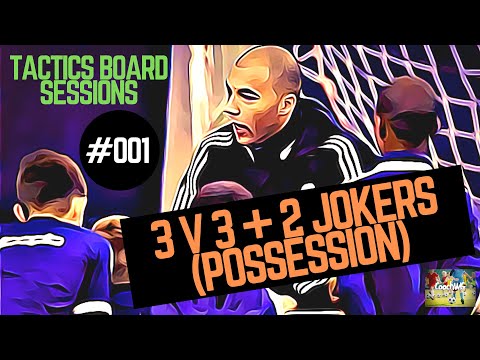 Tactics Board Sessions | 3 vs 3 + 2 Jokers (Possession) | #001