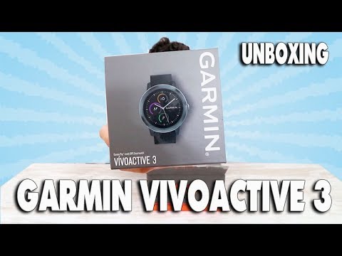 GARMIN VIVOACTIVE 3 – UNBOXING 🎁.