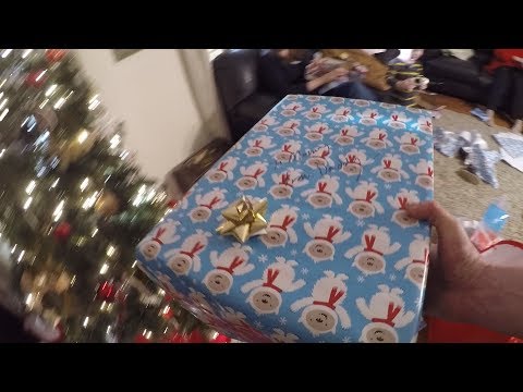 Outdoor Boys Christmas Opening Presents (NO SINGING THIS TIME)