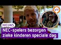 NEC-spelers bezoeken ziekenhuis