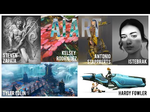 AI ART ft: Istebrak, Steven Zapata, Hardy Fowler, Kelsey Rodriguez, Tyler Edlin & Antonio Stappaerts