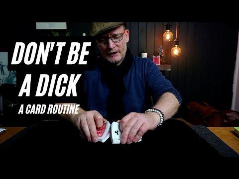 Lockdown Magic - A Card Routine (aka Don't be a Dick)