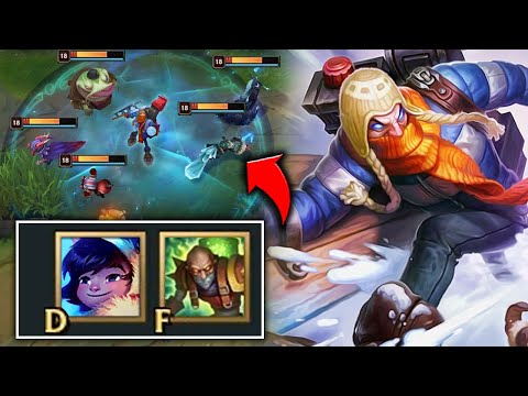 WHEN SINGED GETS NUNU ULT IN ULTIMATE SPELLBOOK! (1V5 ONE SHOTS) - League of Legends