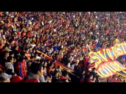 "PASTO DE MI VIDA  â™« â™¬ en la Copa Sudamericana 2013" Barra: La Banda Tricolor &bull; Club: Deportivo Pasto