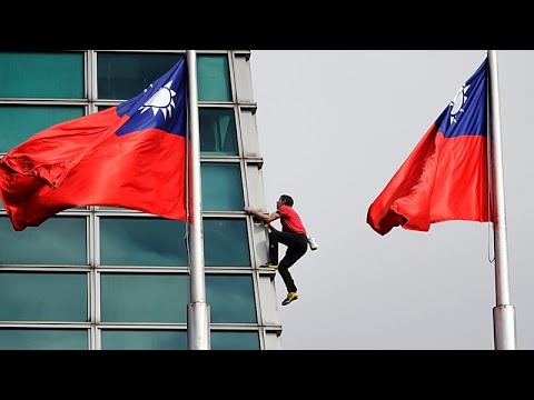 American rock climber Alex Honnold reaches top of Taipei ...
