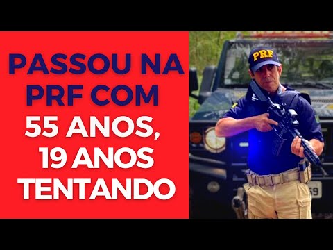 RONILDO DA SILVA: passou na PRF com 55 anos, após 19 anos tentando!