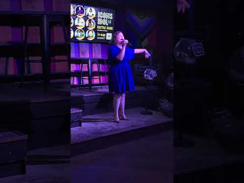 Clarissa singing A Darker Shade of Blue from the musical Some Like It Hot! 