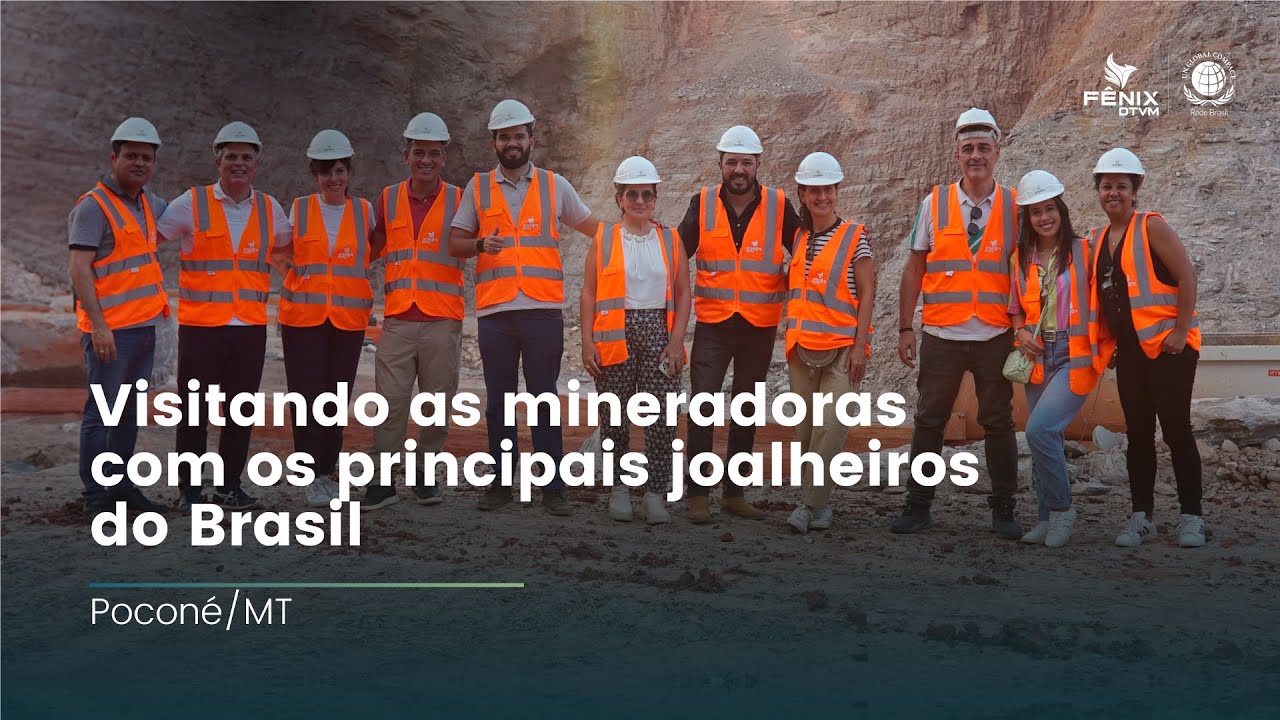 Visita com os principais joalheiros do Brasil nas mineradoras em Poconé-MT
