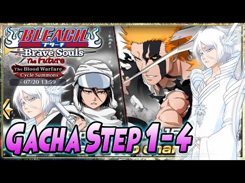 650 ORBS GACHA STEP 1-4 RUKIA "Hakka No Togame" BANKAI!! 🔥🔥 - Bleach: Brave Souls